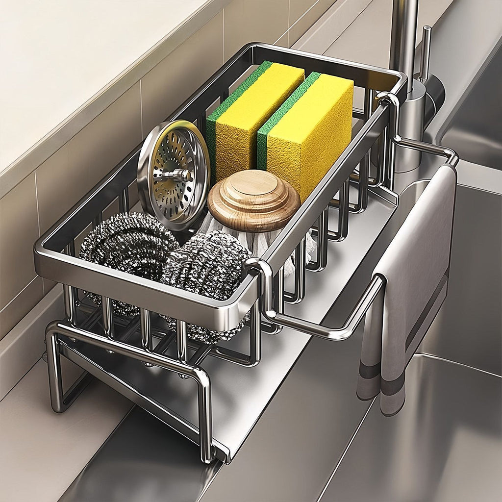 Tall Tilted Dish Drying Rack Black 03