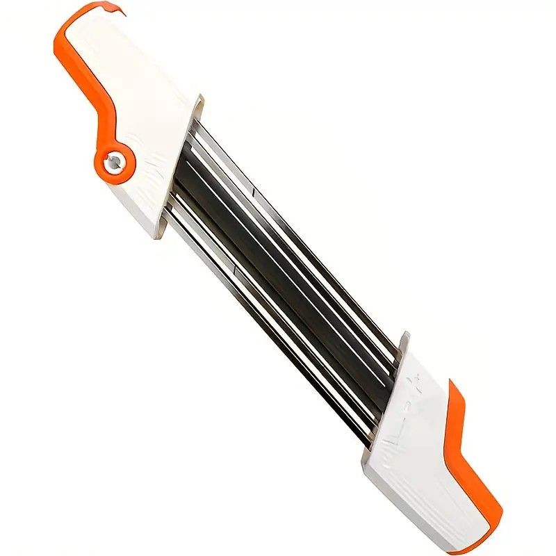 Chain saw file: upgraded lightweight, battery-free and portable, precision sharpening for 3/8-inch saw chain, single-direction reciprocating operation, essential tool for outdoor gardening and forestry maintenance.(White-with 4.0 file)