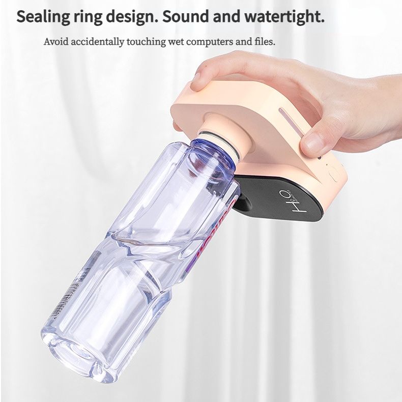 Winter Dryness Savior! Portable Humidifier Goes Viral, Your On-the-Go Hydration Essential for Business Trips and Office(pink)