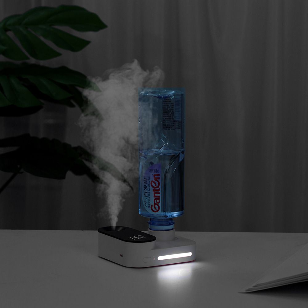 Winter Dryness Savior! Portable Humidifier Goes Viral, Your On-the-Go Hydration Essential for Business Trips and Office(WHITE)