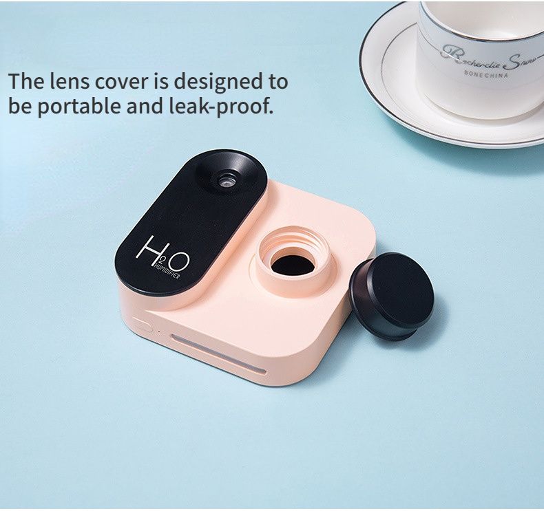 Winter Dryness Savior! Portable Humidifier Goes Viral, Your On-the-Go Hydration Essential for Business Trips and Office(WHITE)