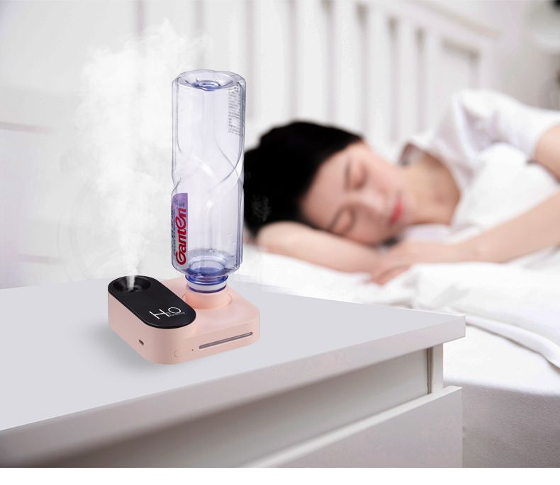 Winter Dryness Savior! Portable Humidifier Goes Viral, Your On-the-Go Hydration Essential for Business Trips and Office(GREEN)