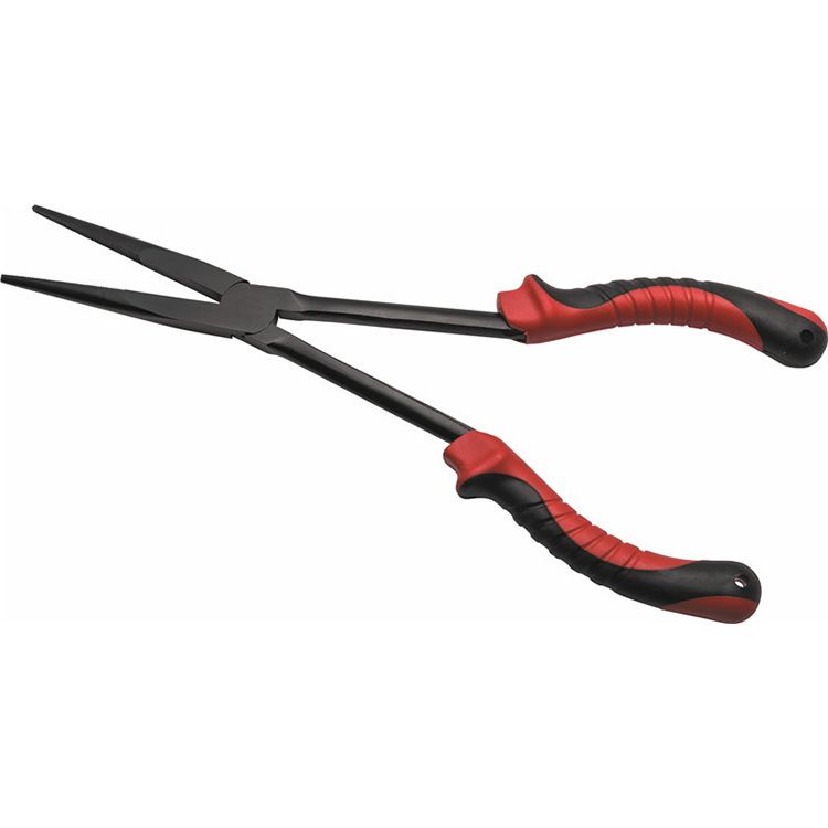 Multi-functional Fishing Pliers - Long Nose, Rust-proof & Anti-slip, Easy Hook Removal & Fish Control（Blue straight pliers）