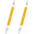 2x R7S LED Bulbs 78mm 5W 6000K Cool White 500LM J78 Halogen Replacement