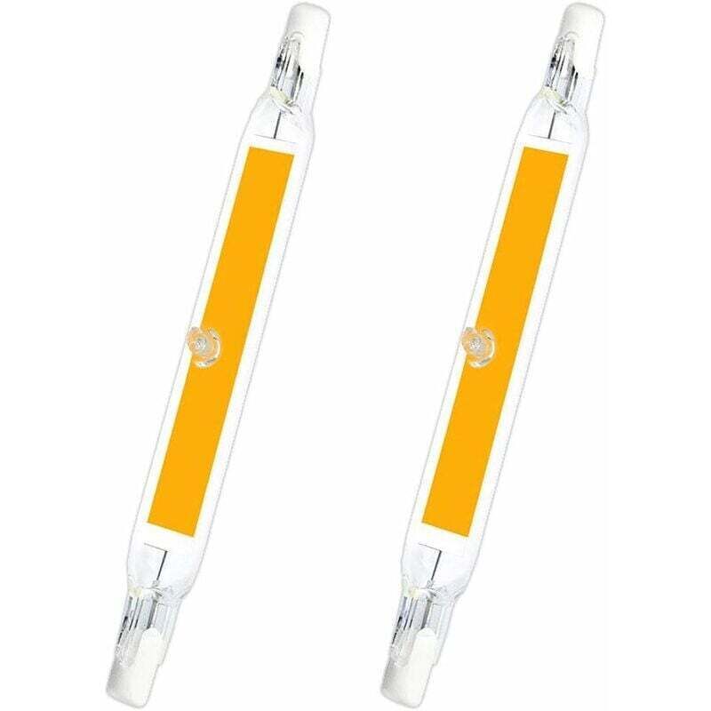 2x R7S LED Bulbs 78mm 5W 6000K Cool White 500LM J78 Halogen Replacement