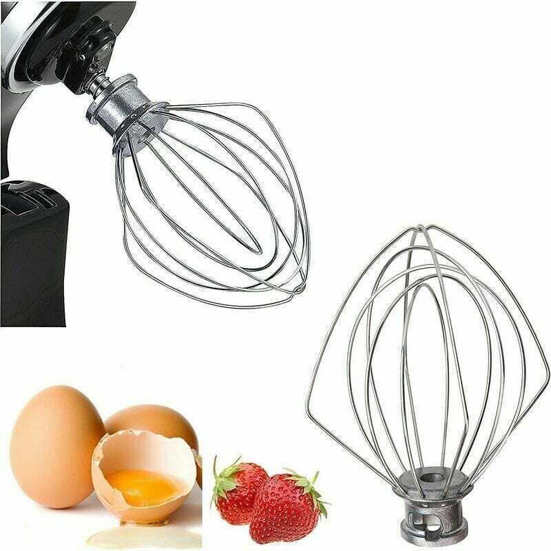 Stainless Steel Wire Whisk for KitchenAid K45WW KSM150 KSM90 Stand Mixer