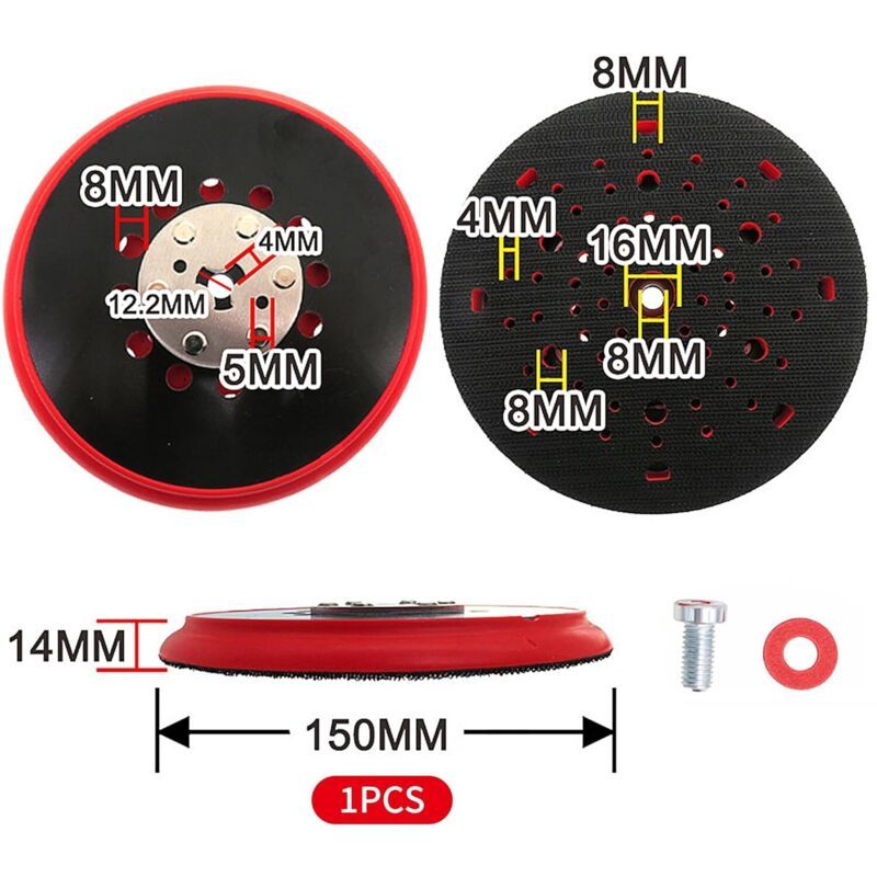 Sanding Pad 150mm Multi-Hole for Bosch RSM6045 Electric Sander