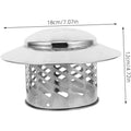 Chimney Lid Stainless Steel Rain for Flue Elegant Cap for Hose Protection Easy and Installation