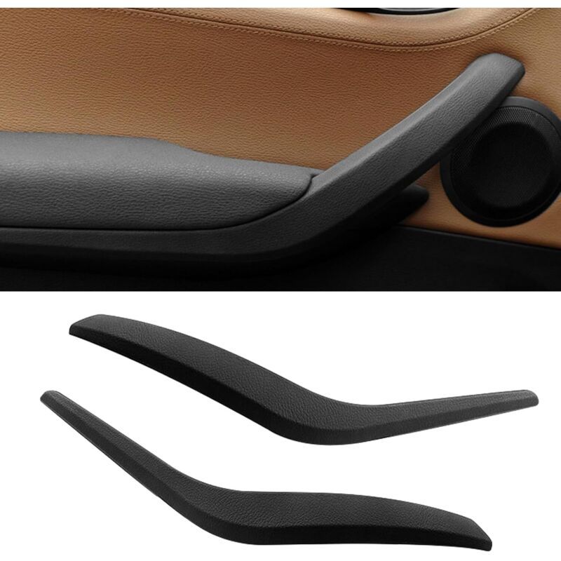 2x Interior Door Handles Left Right for BMW X1 E84 2008-2015 Black