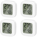 Pack Interior Thermometer Mini Hygrometer Temperature Monitor with Air Icon Comfortable for Kitchen Baby Room Greenhouse Office