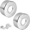 2x Stainless Steel Pipe Escutcheons Wall Cover Plates Rosette 30mm