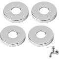 Stainless Steel Shower Mixer Rosettes, 0.75, Diameter X X Corrosion Resistant Polished and Burr Free Radiator Rosette, 27mm, 70mm, 10mm