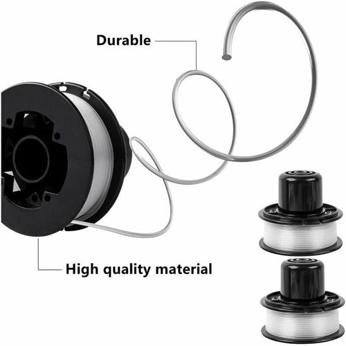 3x Trimmer Line Spools A6226 Replacement for Black and Decker Strimmer