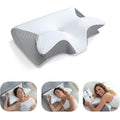 CPAP Memory Foam Pillow Side Sleeper Reduces Mask Pressure Air Leaks