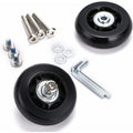 2x Suitcase Wheels 60x18mm Luggage Replacement Castors with Bearings