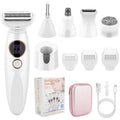 5-in-1 Ladies Electric Shaver Bikini Trimmer IPX7 Waterproof USB Station