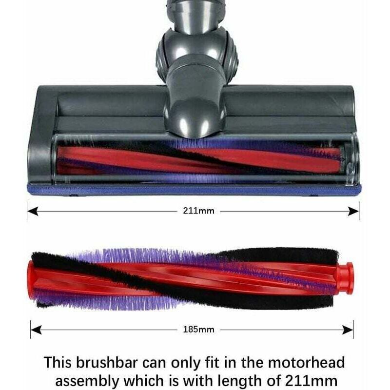 Brush Roller Bar 185mm Replacement for Household Vacuum Cleaners