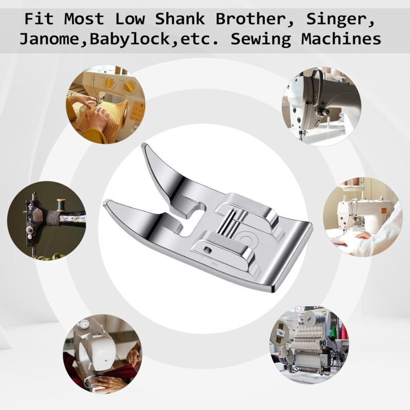 Zigzag and Straight Presser Foot Set for Singer Janome Brother Babylock