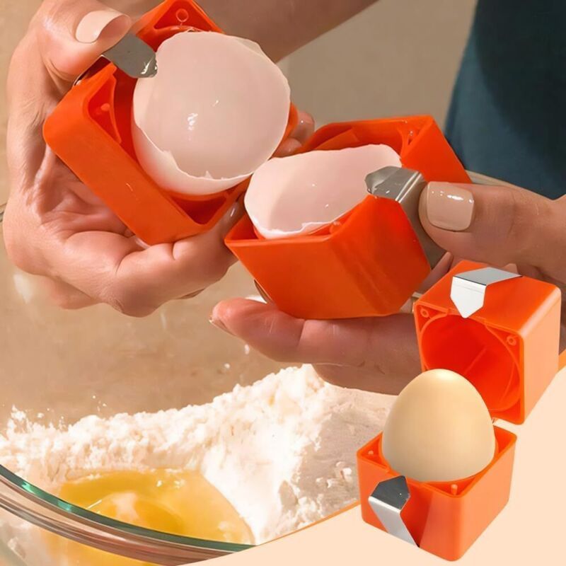 Egg Shell Opener Cracker Tool for Raw and Hard Boiled Eggs Kitchen Peeler