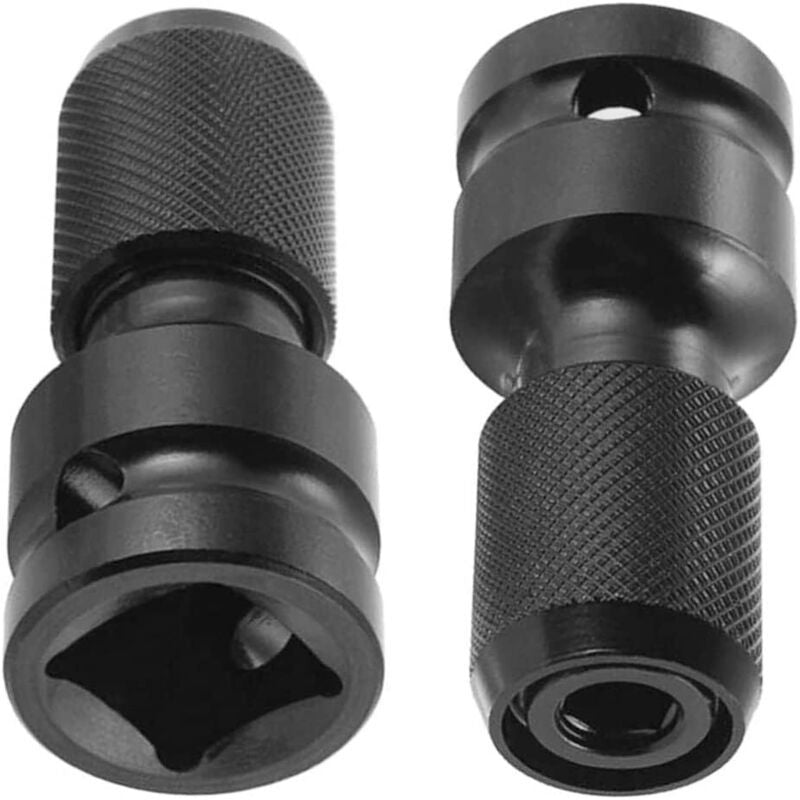 2x Impact Wrench Socket Screwdriver Bits 1/4in Hex with Adapters
