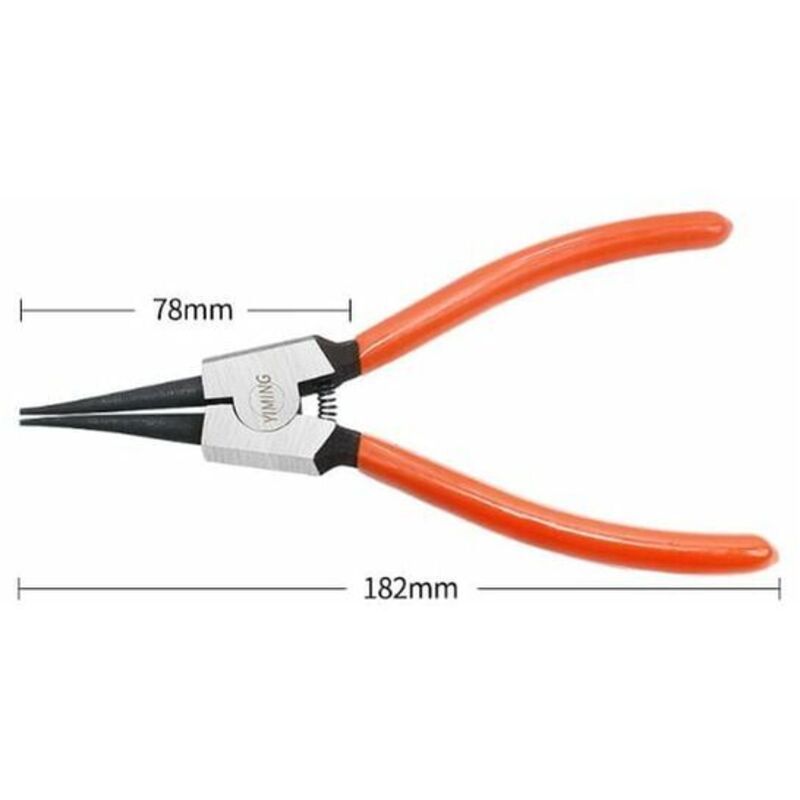 4x Circlip Pliers Set 180mm Internal External Snap Ring with Bag