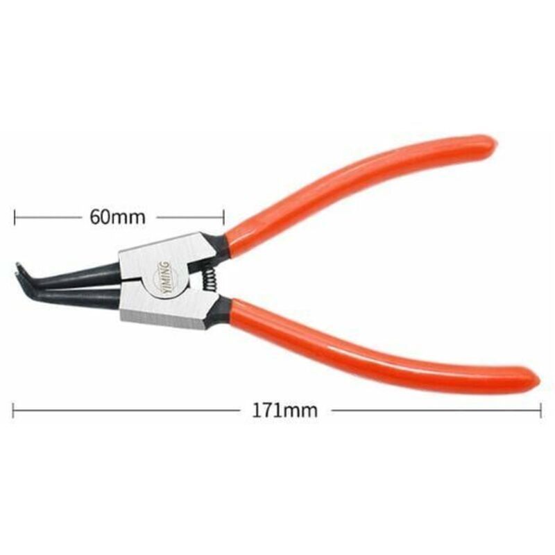 4x Circlip Pliers Set 180mm Internal External Snap Ring with Bag