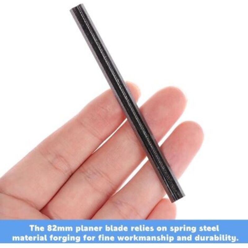 10x HSS Reversible Planer Blades 82x5.5mm for Bosch Black+Decker Electric
