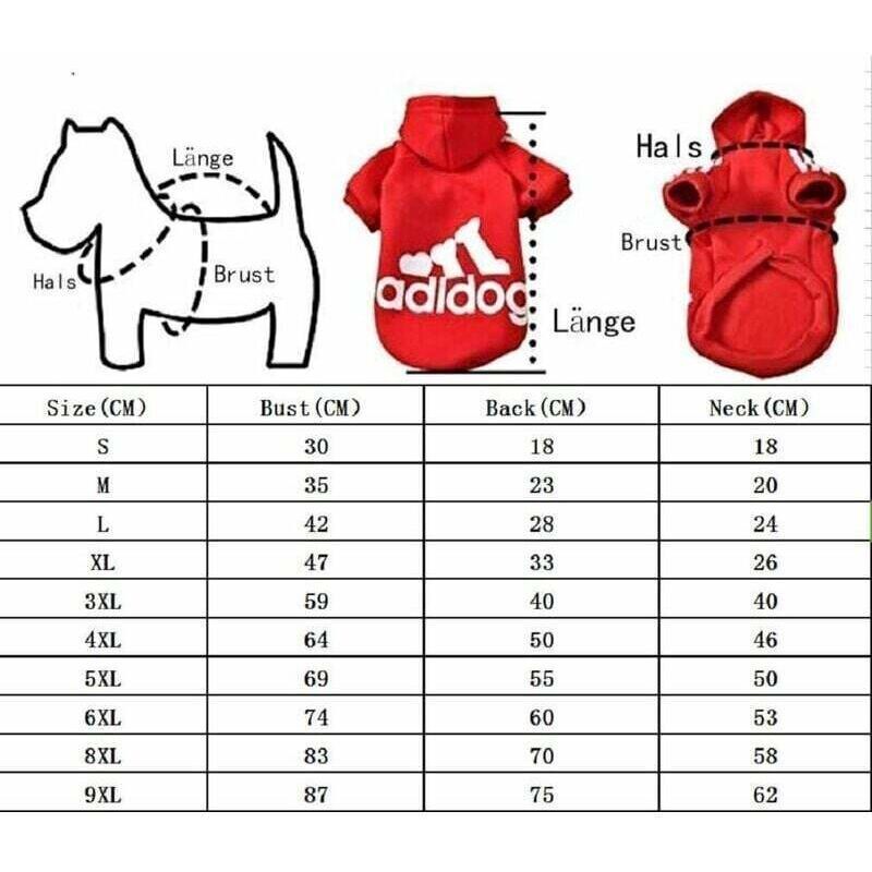 Dog Sweatshirt Black Size L Warm Pet Jumper Pullover for Dogs