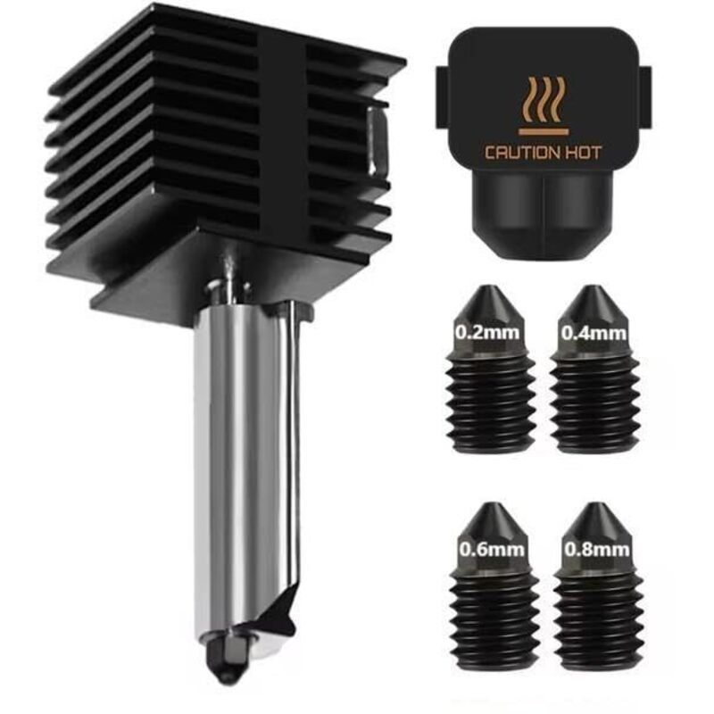 Bambu Lab A1 A1 Mini Hotend Kit Quick Swap Nozzles 0.2 0.4 0.6 0.8mm