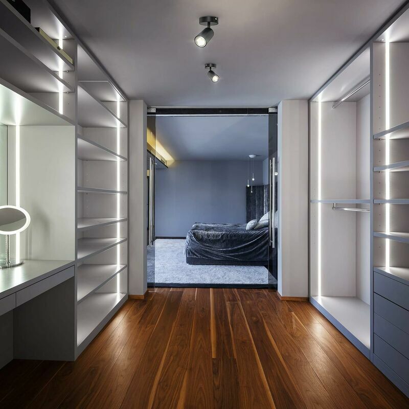 Spot Plafond Black, Mat Pivotant, Orientable Spot of Indoor