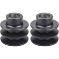 2x Double Groove Belt Pulleys 19-20mm Bore for 168F 170F Engine