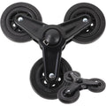 2x Heavy Duty Stair Climbing Trolley Wheels Triangular Luggage Cart Wheel