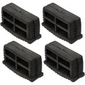 4x Rubber Ladder Feet Stabiliser Pads Anti-Slip 60x22mm Folding Ladders
