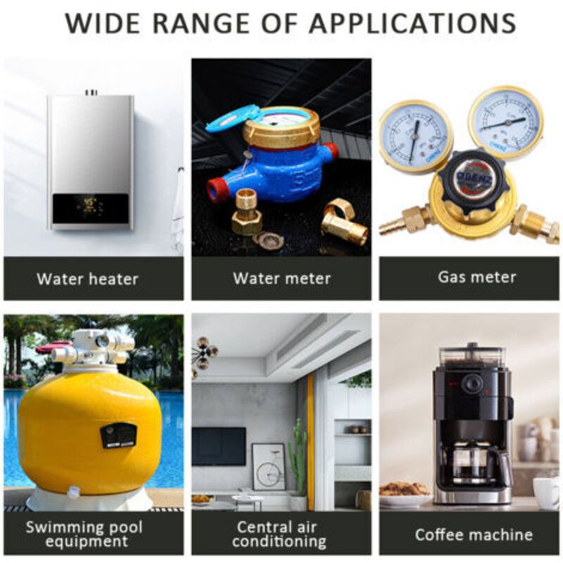 Water Flow Paddle Switch Sensor Female Thread for Heat Pump Water Heater