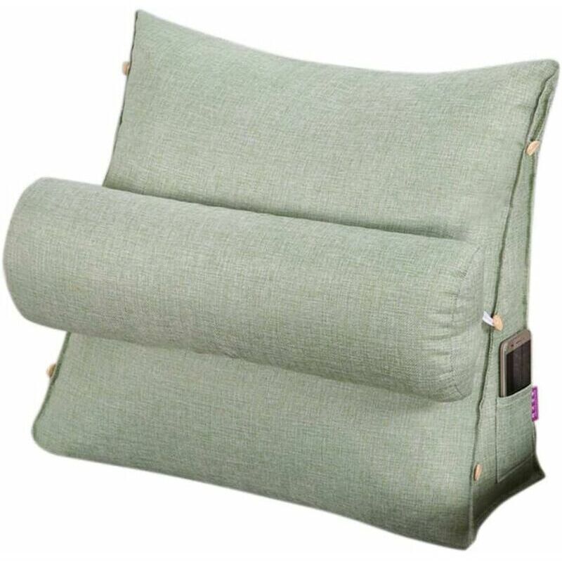Pillow of Lecture and of Television Amovible E Cushion of Repos of Sofa Pillow of Dos of Triangle