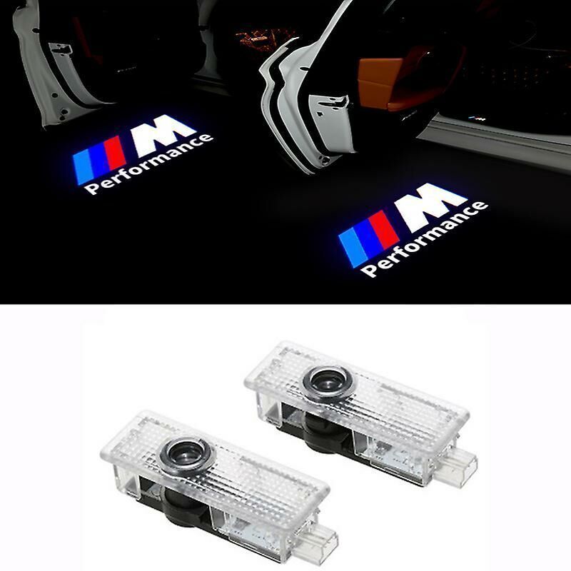 2x LED Door Welcome Lights Wireless Logo Projector Courtesy Lamps for BMW