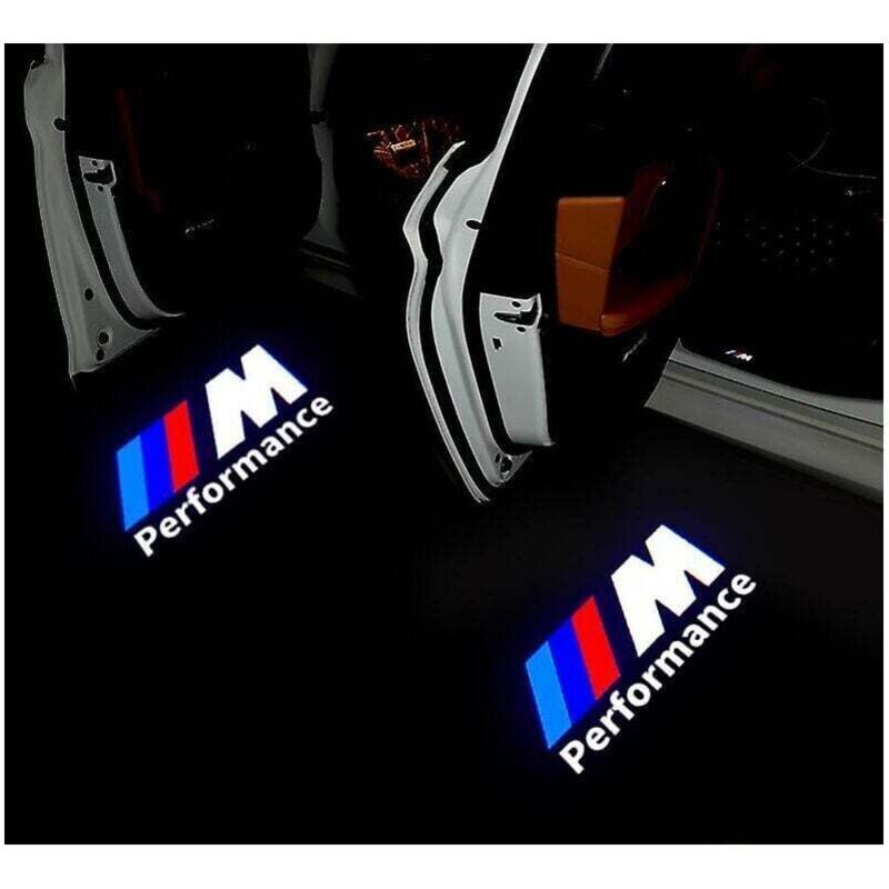 2x LED Door Welcome Lights Wireless Logo Projector Courtesy Lamps for BMW