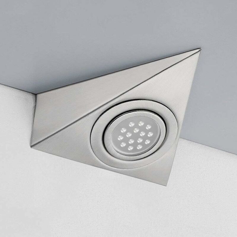 LED Triangle Under Cabinet Lights Set Cool White Kitchen Lighting