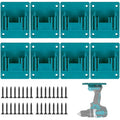 8x Wall Mount Tool Holders for Makita 18V Cordless Drill Storage Blue