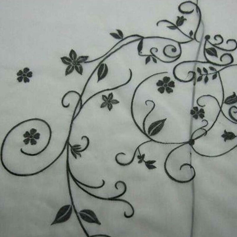Romantic Tab Top Kitchen Balcony Curtain 80x120cm Grey