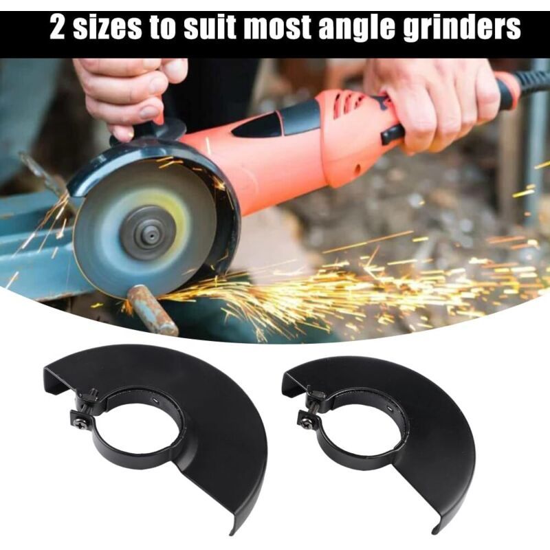 2x Dust Extraction Guard Caps for 125mm Angle Grinder Spark Resistant