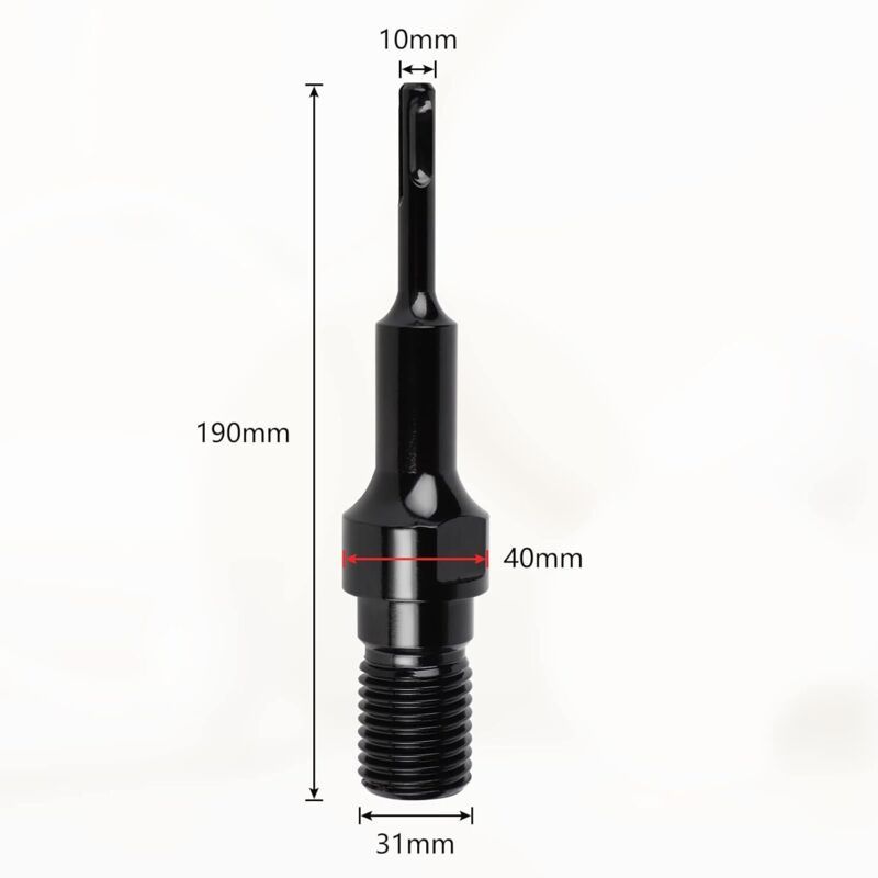 SDS Plus to UNC 1-1/4in Adapter for Diamond Core Drill Bits