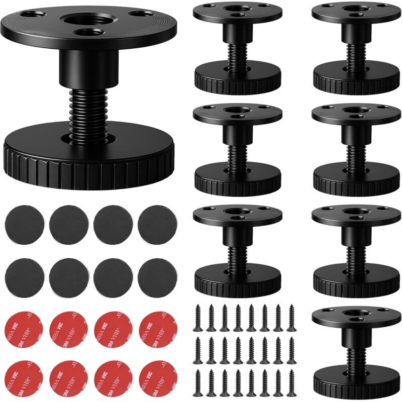 4x Adjustable Furniture Legs 27-40mm for Tables Sofas Bed Frames