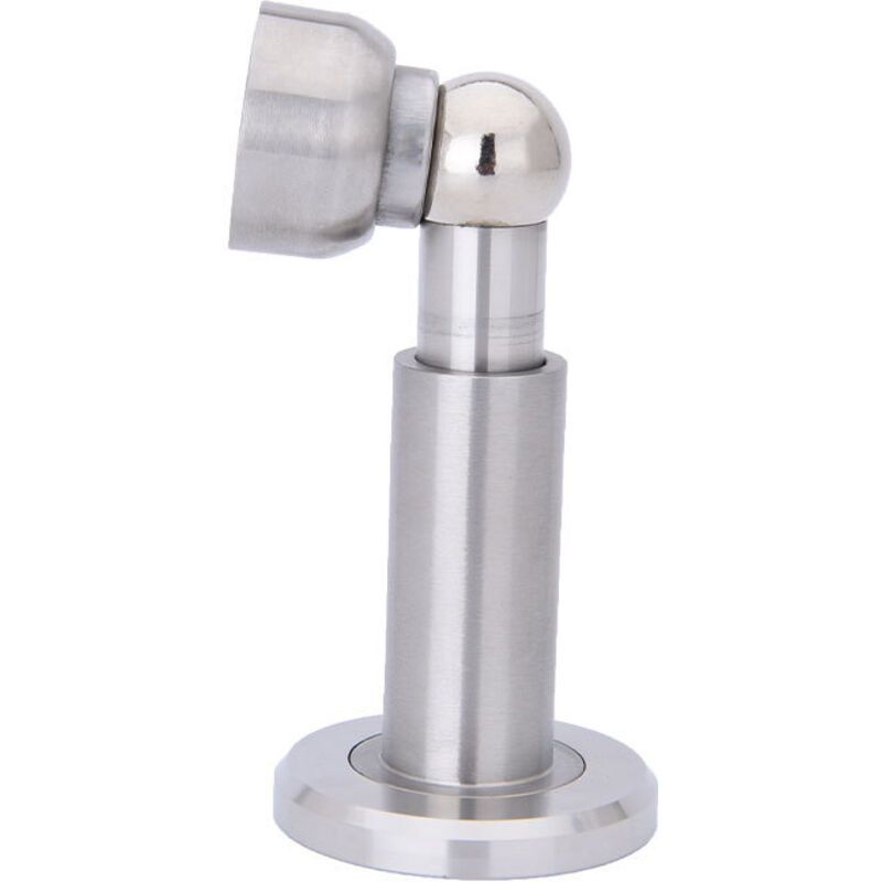 Magnetic Door Stop Adjustable Height Stainless Steel Finish