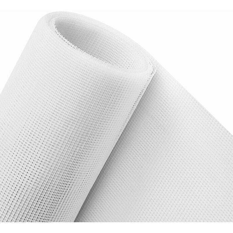 Fibreglass Window Fly Screen Mesh 1.2x3m White Tear-Resistant Cut to Size