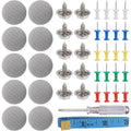60x Car Roof Lining Repair Buttons Headliner Fixing Pins Mounting Caps
