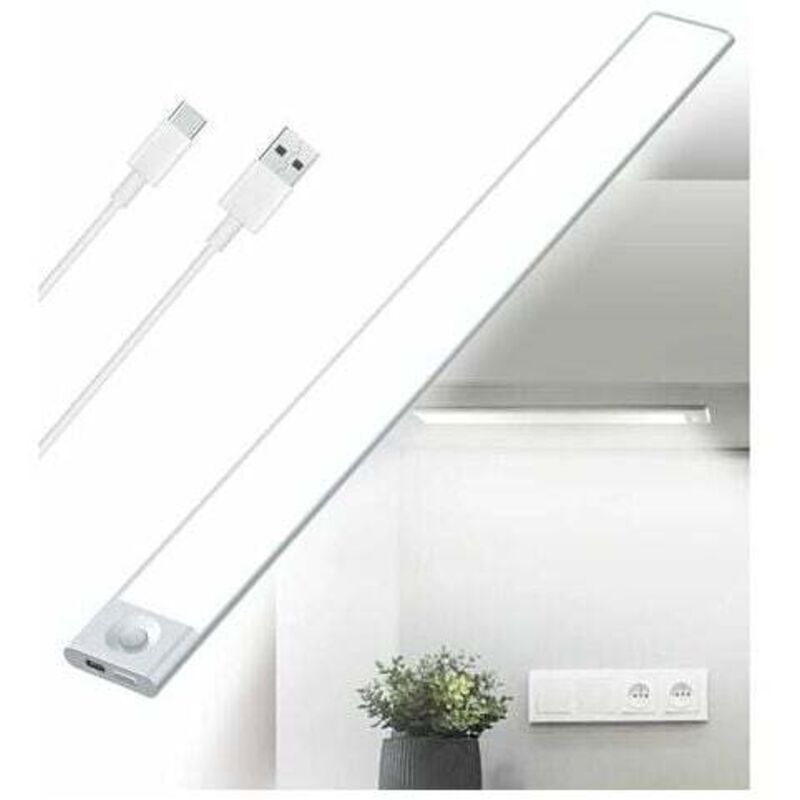 USB Rechargeable LED Under Cabinet Kitchen Light Bar 40cm