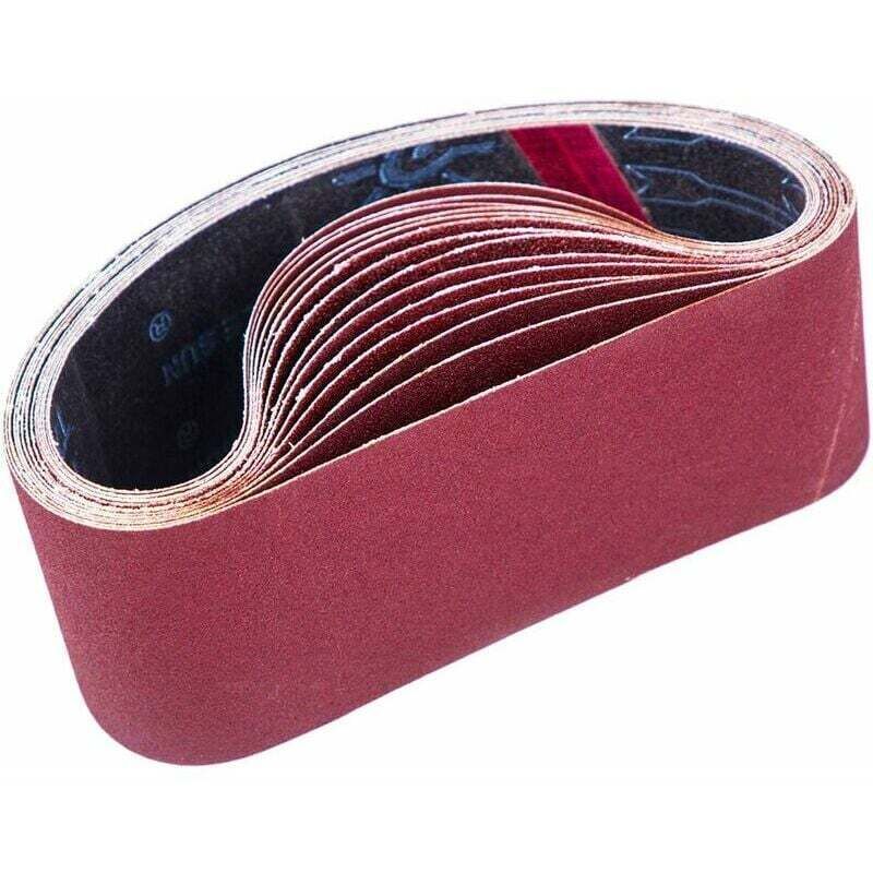 15x Sanding Belts 75x457mm Mixed Grit 80-400 for Belt Sanders