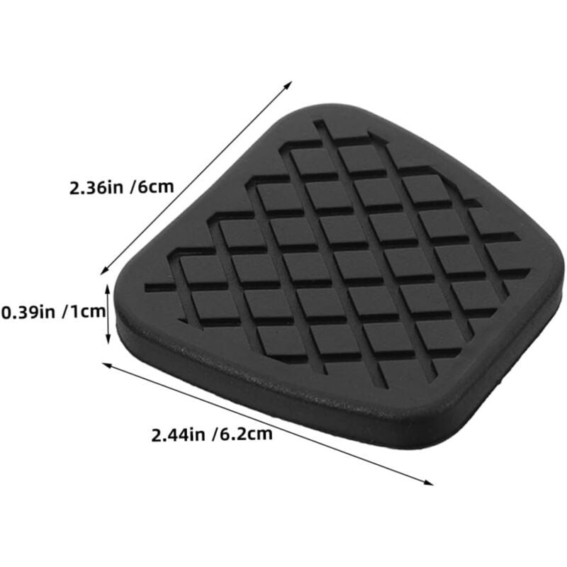 4, Piece Anti-Interior Protection Easy and Replacement Slip Rubber Car Pedal Covers for Clutch and Brake