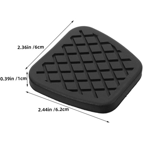 4, Piece Anti-Interior Protection Easy and Replacement Slip Rubber Car Pedal Covers for Clutch and Brake